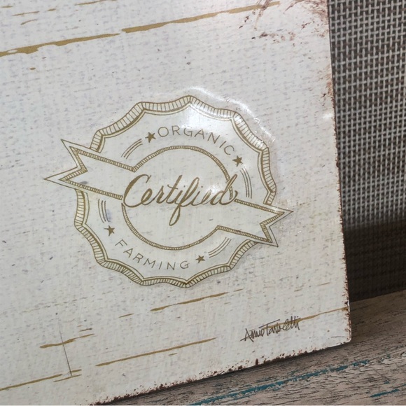 Farmhouse Enamelware Wall Sign By Wild Apple Art By Anne Tavoletti Sunrise Farm - Picture 3 of 8